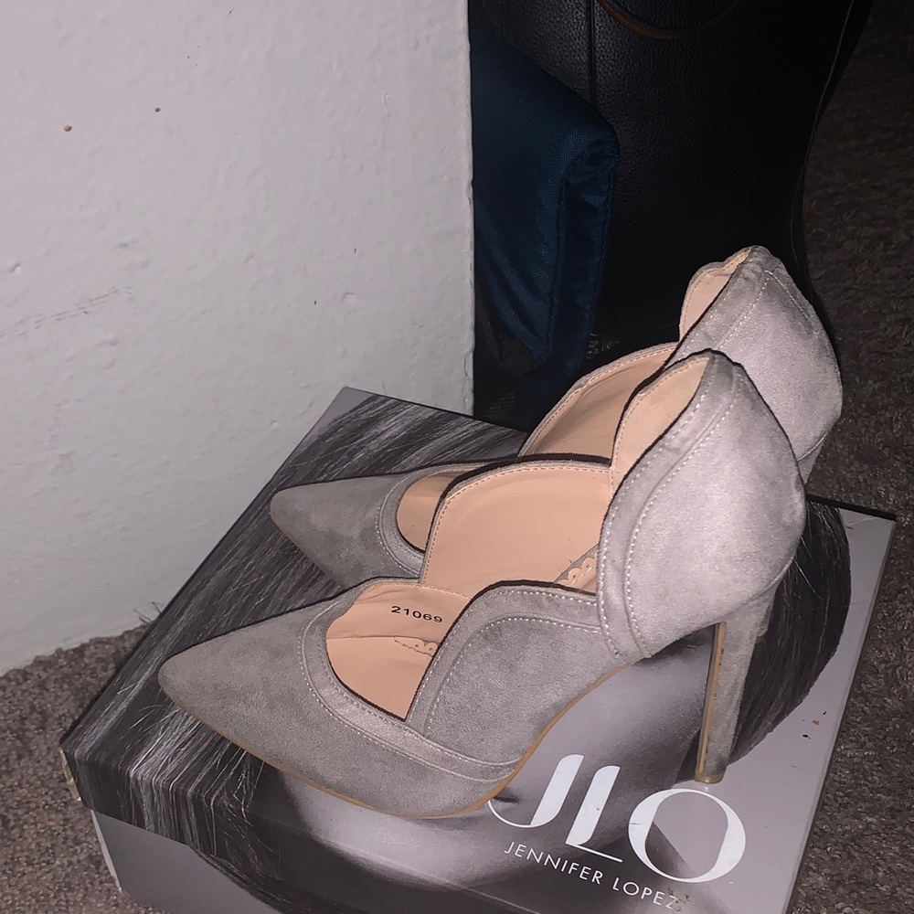 J. Garcia Elegant Gray Women's Heels - Picture 5 of 8